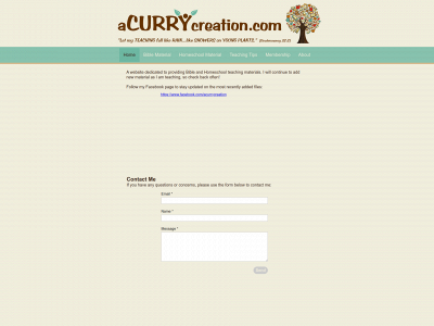 acurrycreation.com snapshot