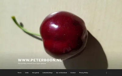 peterboon.nl snapshot