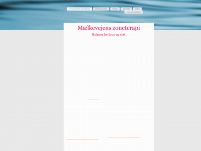 maelkevejenszoneterapi.dk snapshot