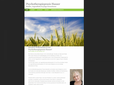 psychotherapiepraxis-hauser.de snapshot