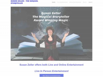 www.susanzellermagic.com snapshot