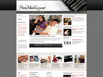 pianomadeeasy.net snapshot