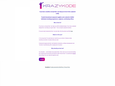 krazykode.com snapshot