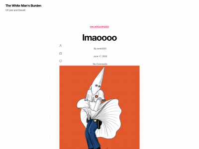 thewhitemansburden.blog snapshot