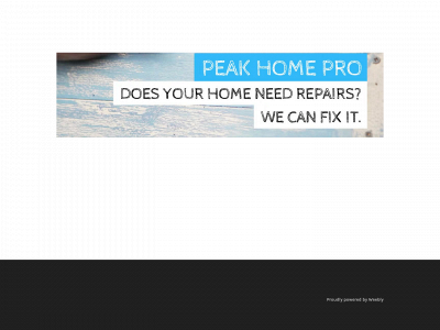 www.peakhomepro.com snapshot