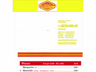 kullepizzerian.se snapshot