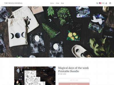 themoonjournal.com snapshot