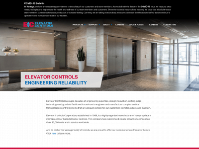elevatorcontrols.com snapshot