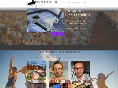 puzzlesclothing.dk snapshot
