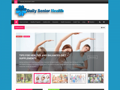 dailyseniorhealth.com snapshot