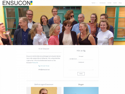ensucon.se snapshot