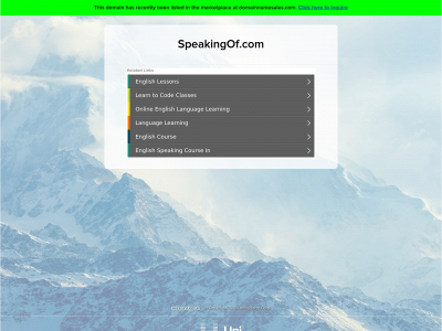speakingof.com snapshot