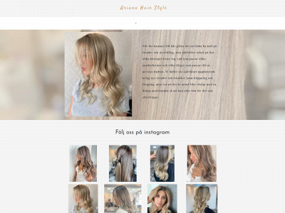 arianahairstyle.se snapshot