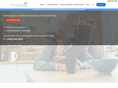 choiceseniorinsurance.com snapshot