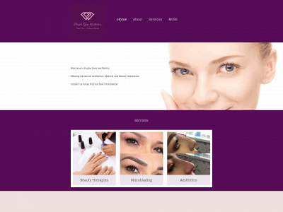 purplegemaesthetics.co.uk snapshot