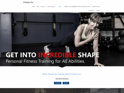 fitnessincpt.com snapshot