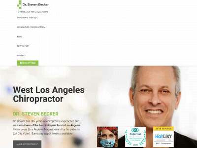 drstevenbecker.com snapshot