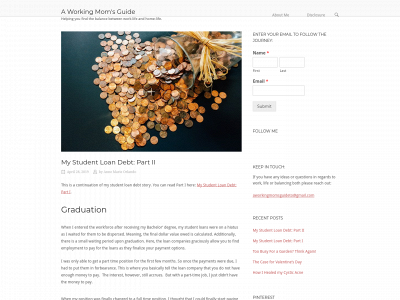aworkingmomsguide.com snapshot