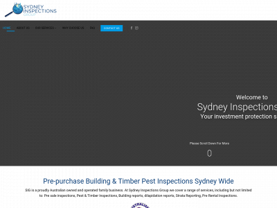 sydneyinspections.com snapshot