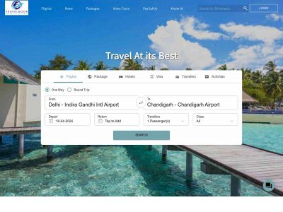 traveldoor.in snapshot