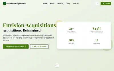 envisionacquisitions.com snapshot