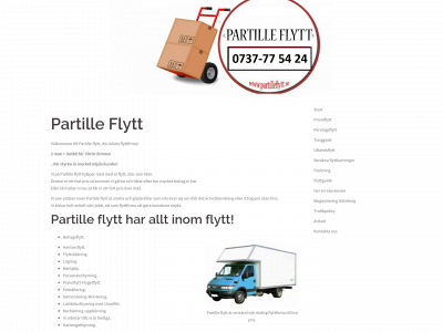partilleflytt.se snapshot