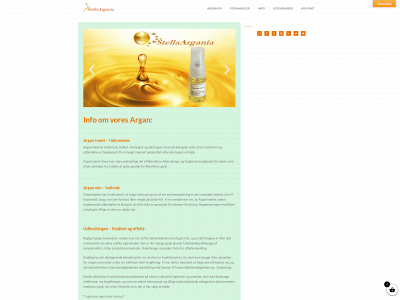 stellaargania.dk snapshot