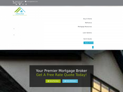 onlinerefinancemortgage.com snapshot