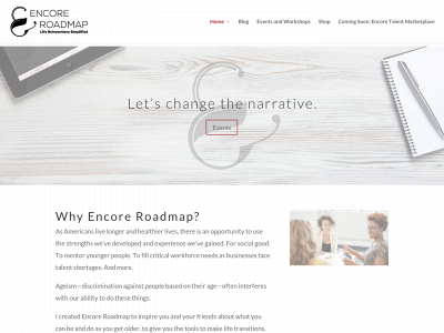 encoreroadmap.com snapshot