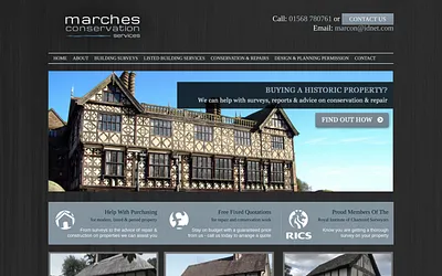 marchesconservationservices.co.uk snapshot
