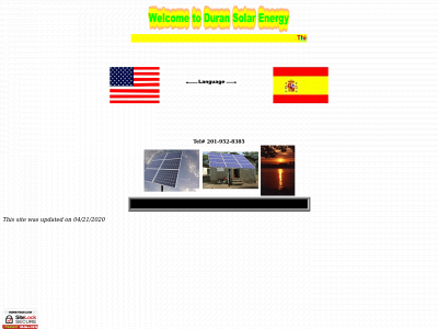 duransolarenergy.com snapshot