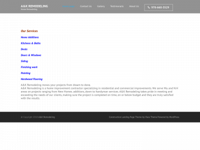 akremodeling.org snapshot