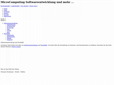 microcomputing-software-und-mehr.de snapshot