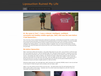 liposuctionruinedmylife.com snapshot