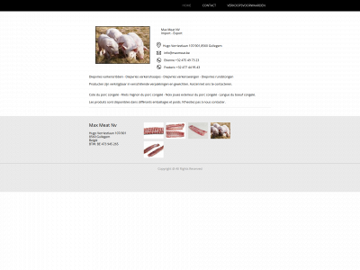 maxmeat.be snapshot