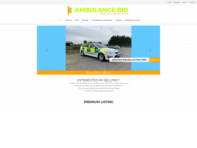 ambulancebid.co.uk snapshot