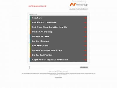 cprforparents.com snapshot