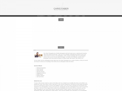 chrisfaberphotography.com snapshot