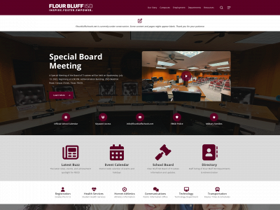 flourbluffschools.net snapshot