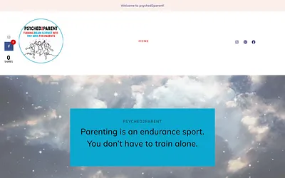 psyched2parent.com snapshot