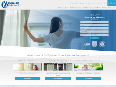 visionairewindows.com snapshot