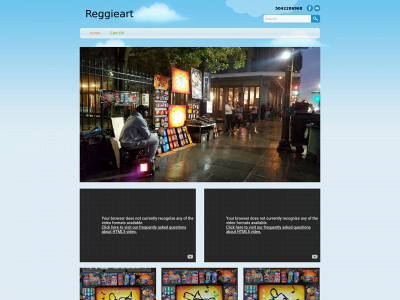 reggieart.com snapshot