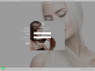 simonehair.com snapshot