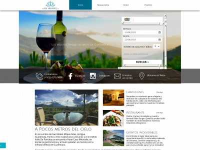 hotelcasamiravalle.com snapshot