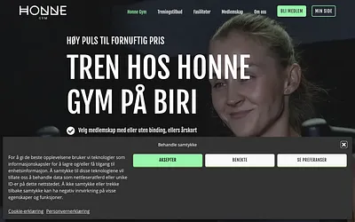 honnegym.no snapshot
