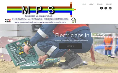electriciansinleeds.co.uk snapshot