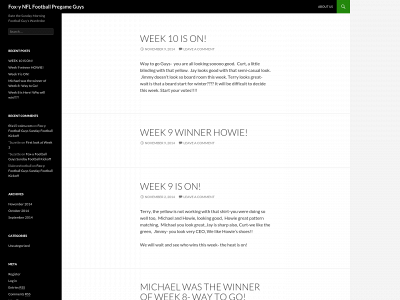 sundaymorningfootballguys.com snapshot