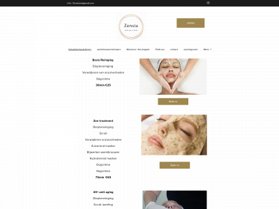 zensia.be snapshot