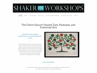 www.shakerworkshops.com snapshot