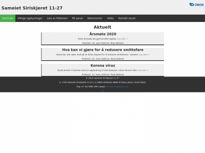 sameiet-siriskjeret.com snapshot